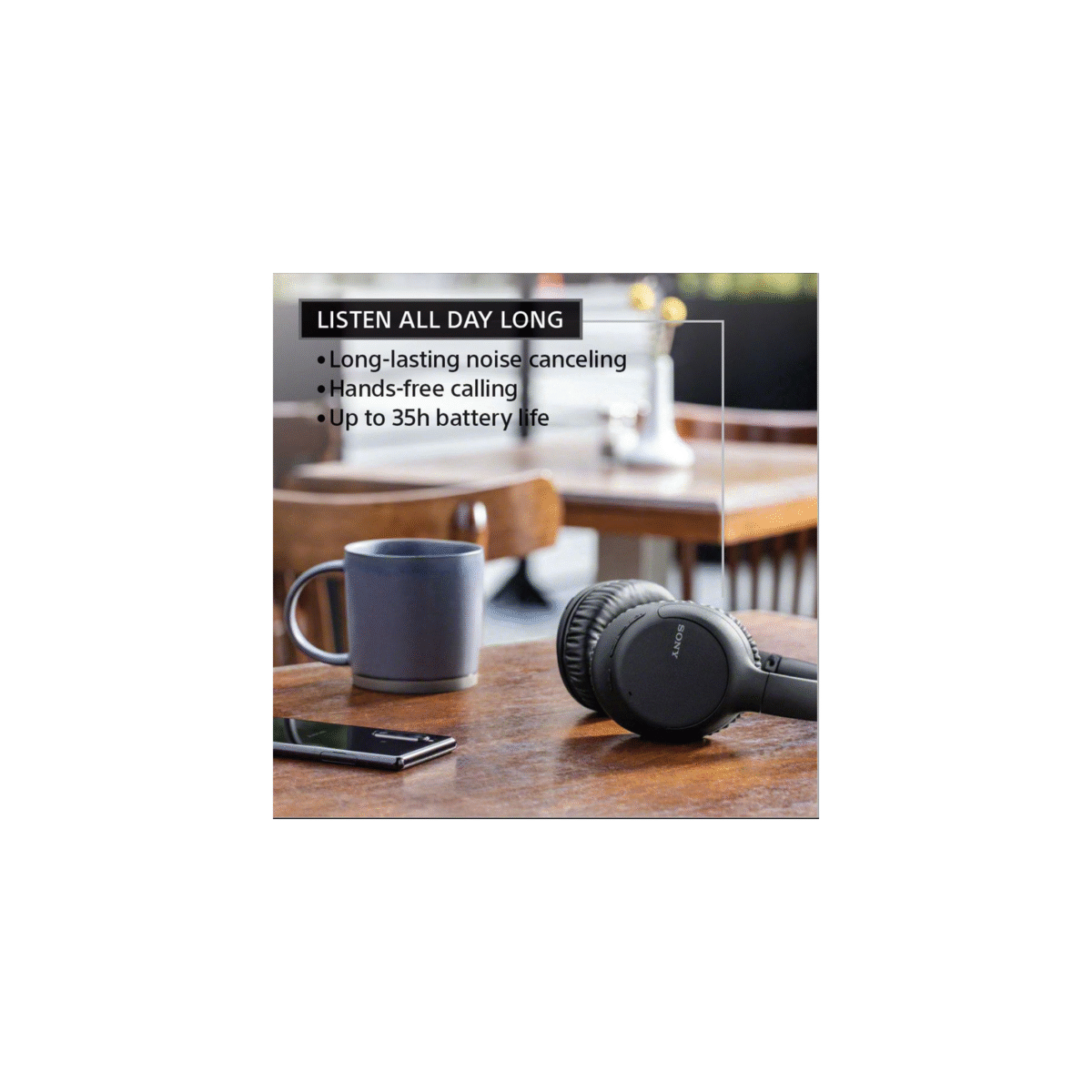 WH-CH710N Active Noise-Canceling Wireless Over-Ear Headphones - Image 9