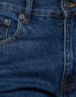 Mid Rise Awkward Parallel Jeans in Mid Blue Used - Image 6