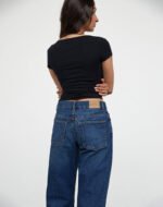 Mid Rise Awkward Parallel Jeans in Mid Blue Used - Image 5