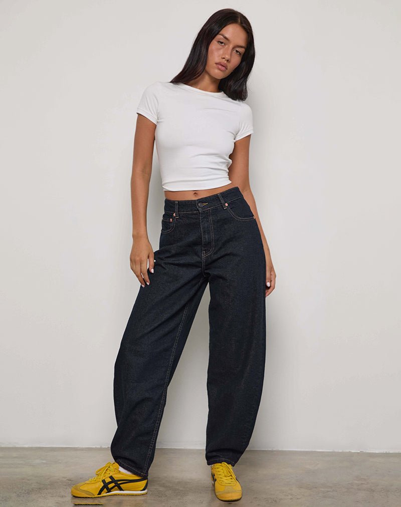 HIGH-RISE-BARREL-JEAN-IN-INDIGO26212.jpg High Rise Barrel Jean in Indigo - Image 6