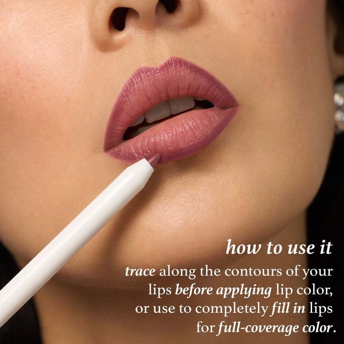 With a Trace Retractable Lip Liner - Image 5