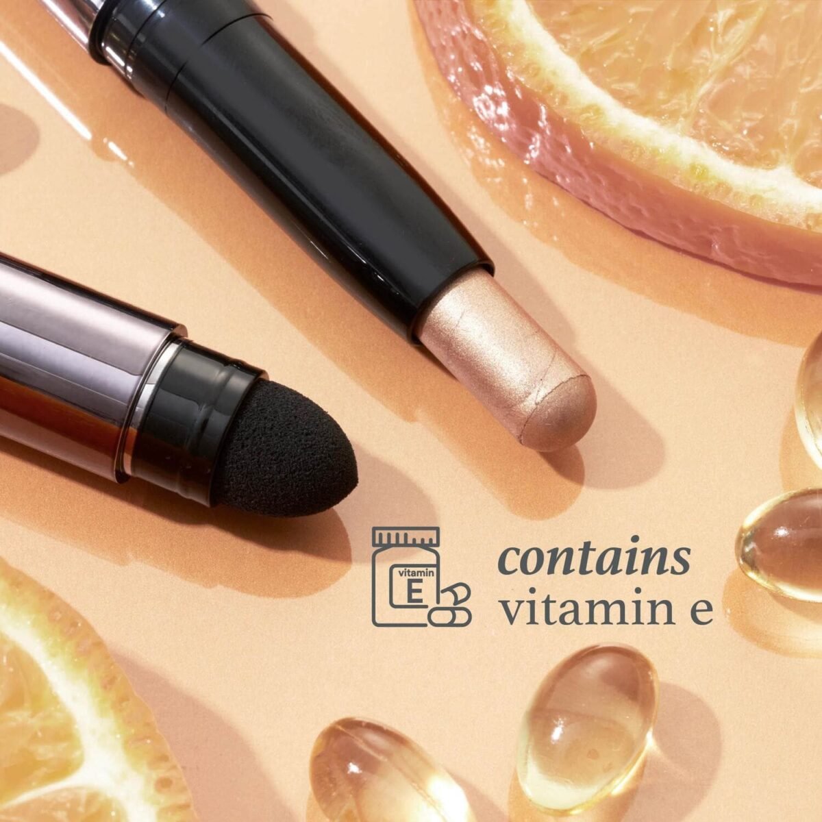 Eyeshadow 101  Crème-to-Powder Eyeshadow Stick Duo: Champagne Shimmer & Desert Matte - Image 6