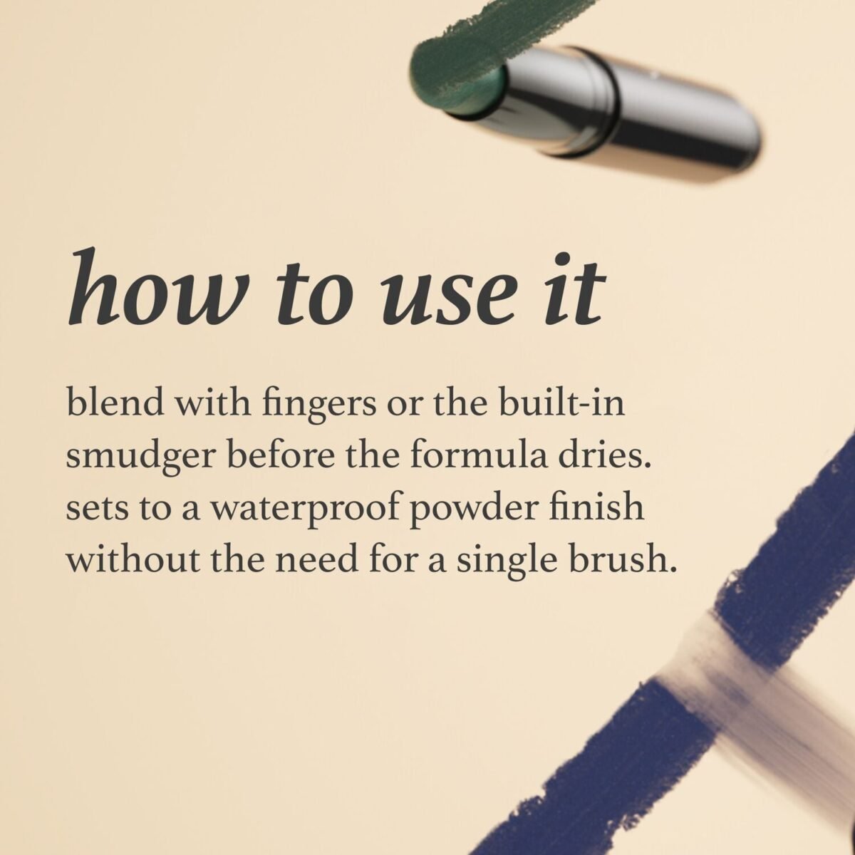 Eyeshadow 101  Crème-to-Powder Eyeshadow Stick Duo: Champagne Shimmer & Desert Matte - Image 5