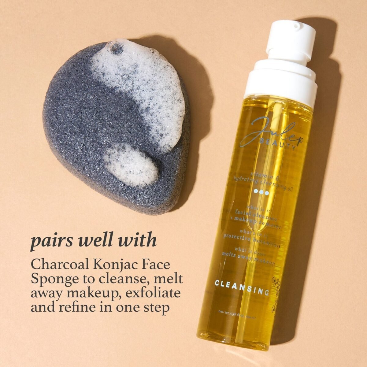 Vitamin E Hydrating Cleansing Oil + Makeup Remover - Image 3
