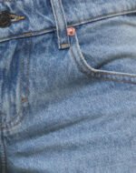 Low Rise Parallel Jeans In Bright Blue Used - Image 6