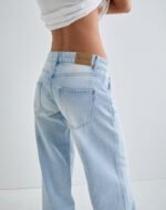 Low Rise Parallel Jeans in Icy Blue - Image 4