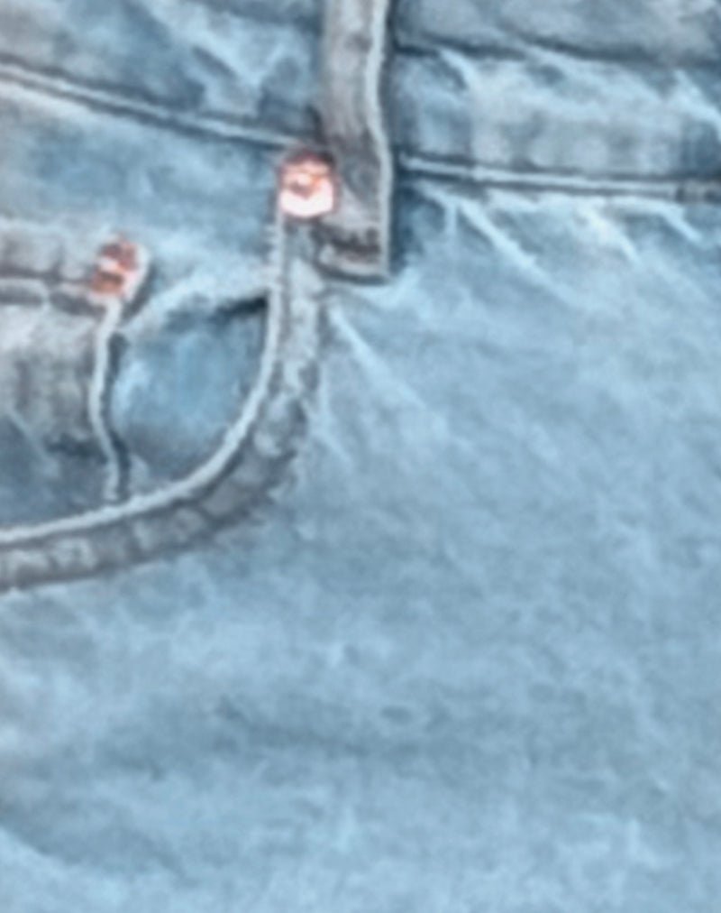 LOW-RISE-PARALLEL-LIGHT-WASH-BLUE-BOVILLO-CAP-SLEEVE-TOP-WHITE5D.jpg Low Rise Parallel Jeans in Light Wash Blue - Image 6