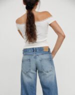 Low Rise Parallel Jeans in Powder Blue - Image 2
