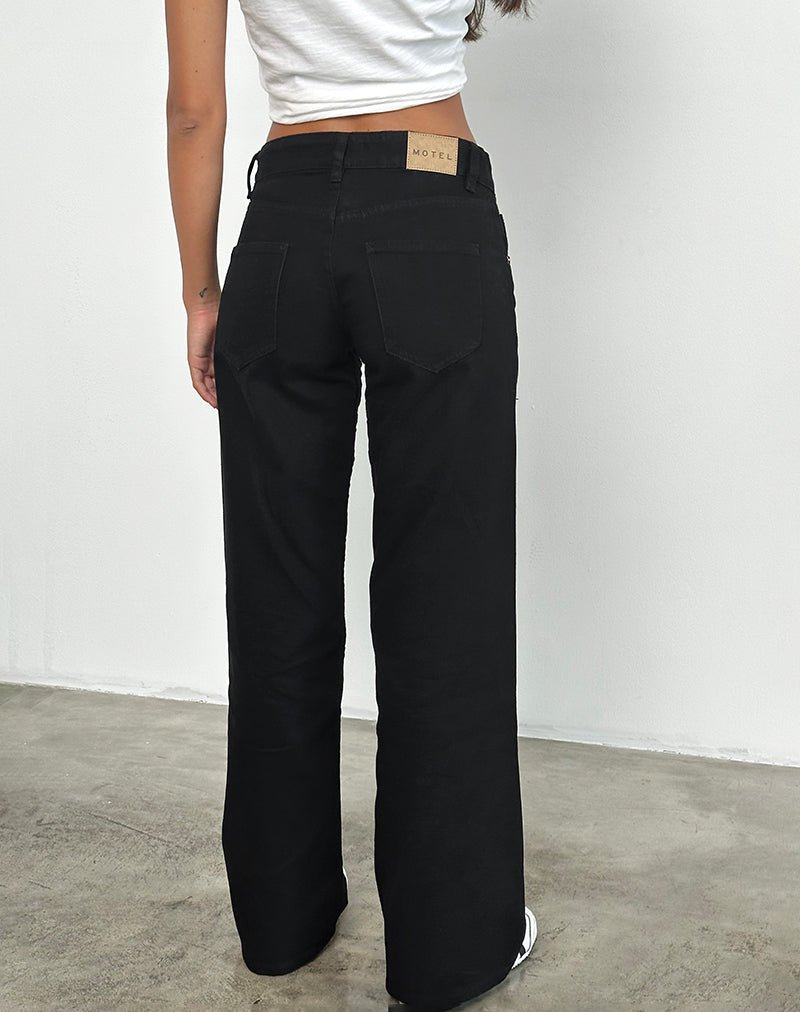 LOW-RISE-PARALLEL-RINSE-BLACK-14.15.34.jpg Low Rise Parallel Jeans in Rinse Black - Image 3