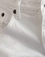 Low Rise Parallel Jeans in True White - Image 5