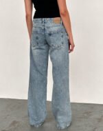 Low Rise Parallel Jeans in Vintage Blue Wash - Image 3