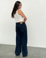 Low Rise Roomy Jeans in Blue Ink - Image 5