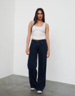 Low Rise Roomy Jeans in Blue Ink - Image 2