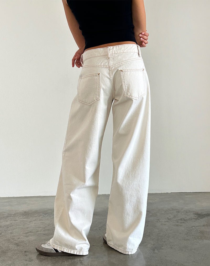 LOW-RISE-ROOMY-OFF-WHITE8.jpg Roomy Extra Wide Low Rise Jeans in Off White - Image 5