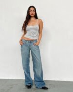 Low Rise Roomy Jeans in Vintage Bleach - Image 3