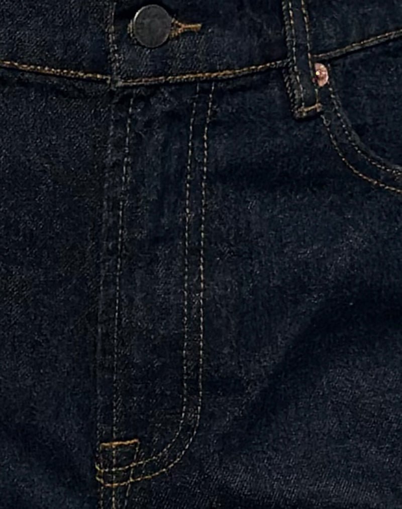 MIDRISE-TURNUP-STRAIGHT-INDIGO_4090S.jpg Mid Rise Turn Up Straight Jeans in Indigo - Image 6
