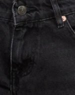 Low Rise Roomy Jeans in Washed Black Grey - Image 6