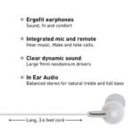 TCM125 In-Ear Headphones (With Microphone and Remote Control)     询问 ChatGPT - Image 21