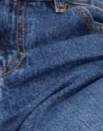 Rigid Low Rise Flare Jeans In Mid Blue Used - Image 7