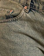 Roomy Extra Wide Leg Low Rise Jeans in Sandy Blue Acid - Image 6