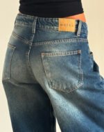 Roomy Extra Wide Low Rise Jeans in Dark Vintage - Image 5