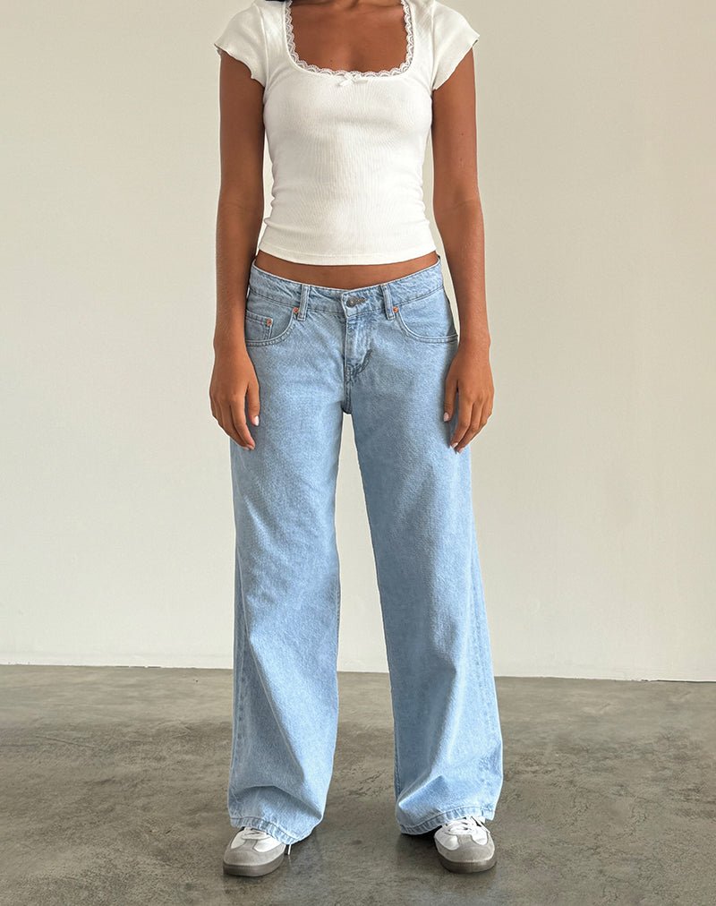 Roomy-Extra-Wide-Low-Rise-Jeans-in-Light-Wash-Blue6226.jpg Roomy Extra Wide Low Rise Jeans in Light Wash Blue - Image 2