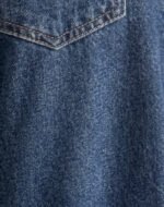 Roomy Extra Wide Low Rise Jeans in Mid Indigo Blue - Image 6