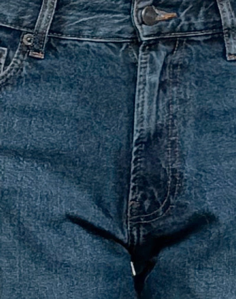 SLIM-PARALLEL-MID-BLUE-USED_6893D.jpg Mid Rise Slim Parallel Jeans in Mid Blue Used - Image 6