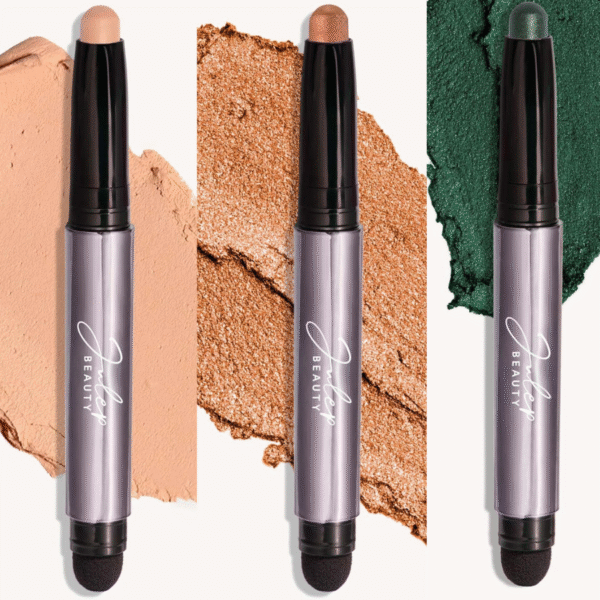 Green-Eyed & Glowing: Eyeshadow 101 Crème-to-Powder Eyeshadow Stick Trio